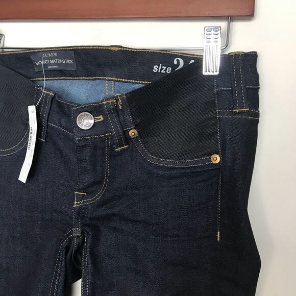 J Crew Sz 24 Maternity Matchstick Jean NWT - Picture 6 of 8